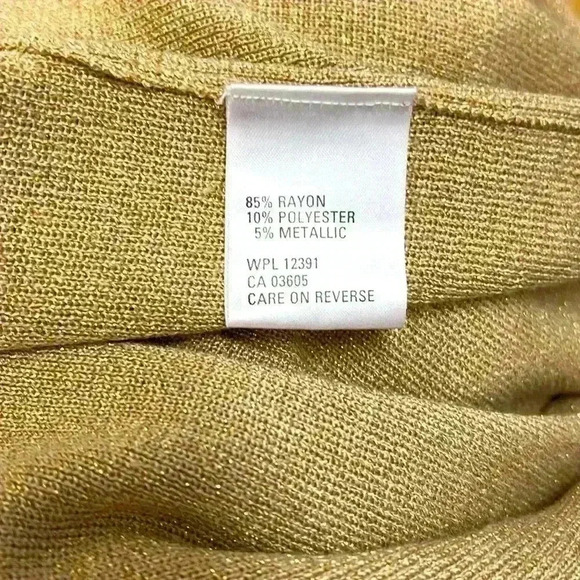 Women’s Northern Isles gold cardigan sweater - Picture 3 of 7